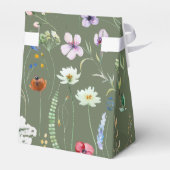 セージ緑の野草野結婚牧草地 フェイバーボックス (裏面サイド)