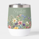 セージ緑カラフルの花の名前 (正面)