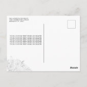 セージ緑シルバードレスミクインスキンセアニラ ポストカード (裏面)