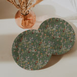 セージ緑ボホワイルドフラワー ペーパープレート<br><div class="desc">Sage Green Boho Wildflowerの結婚紙プレートで、あなたのダイニング体験を高める。手の絵を描ワイルドフラワーと素朴な要素が穏やかなセージの緑の背景にシームレスにブレンドされ、すべてのテーブル設定を強化する調和のとれた魅力的なデザインを提供する。これらのプレートは単に機能的であるだけでなく、自然の美しいと永遠の優雅さへの愛の声明である。すべての詳細、さらにはプレートがあなたの特別な日の魔法を反映させる。</div>