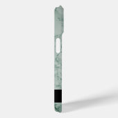 セージ緑ポリッシュ大理石名付き石 Case-Mate iPhoneケース (裏面 / 右)