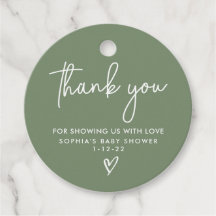 セージ緑ミニマリストモダンボホベイビーシャワー