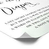 セージ緑ユーカリ深夜おむつポスター ポスター (角)