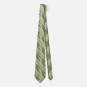 セージ緑植物ユーカリ金ゴールドネクタイ ネクタイ (正面)
