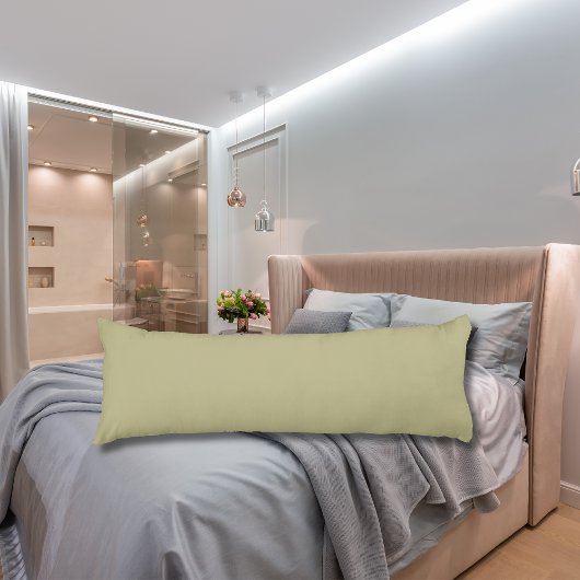 セージ緑無地の色 |クラシック |エレガント | ボディピロー