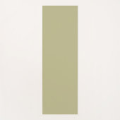 セージ緑無地の色 |クラシック |エレガント | ヨガマット (正面)