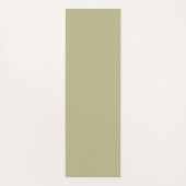 セージ緑無地の色 |クラシック |エレガント | ヨガマット (裏面)