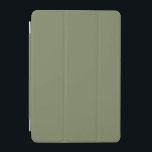 セージ緑無地の色 iPad MINIカバー<br><div class="desc">セージ無地のグリーンカラー。自然の優雅モダンさを醸し出す洗練されたセージのグリーン。この色は陰影の森の床の本質を捉える。落ち着いた雰囲気を求める人に自然最適。この洗練された色合いは、クラシックの美意識とモダンにシームレスに融合する。この穏やかな色合いの控えめな美しいを受け入れる。</div>