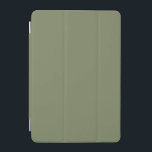 セージ緑無地の色 iPad MINIカバー<br><div class="desc">セージ無地のグリーンカラー。自然の優雅モダンさを醸し出す洗練されたセージのグリーン。この色は陰影の森の床の本質を捉える。落ち着いた雰囲気を求める人に自然最適。この洗練された色合いは、クラシックの美意識とモダンにシームレスに融合する。この穏やかな色合いの控えめな美しいを受け入れる。</div>
