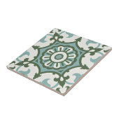 セージ緑色引きタイル タイル (側面)