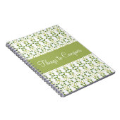 セージ緑（白） ノートブック (右側)