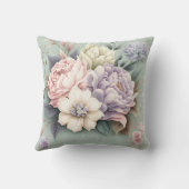 セージ花束フローラ枕 クッション (裏面)