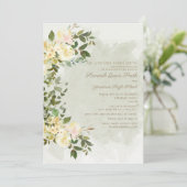 セージ葉グリーンフローラ卒業パーティー 招待状 (スタンド正面)