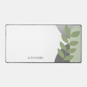 セージ葉ボタニカル デスクマット (正面)