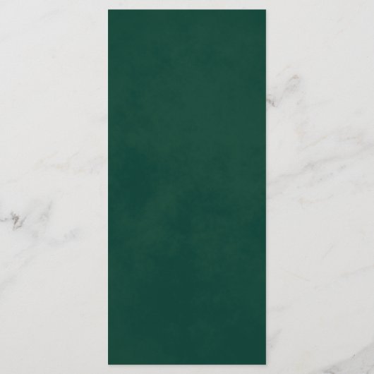 セージ葉ローレル素朴のエメラルド結婚グリーン メニュー (裏面)