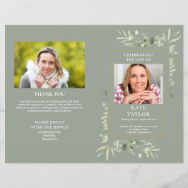 セージ葉葬式プログラム