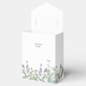 セージ薄紫の緑結婚の葉 フェイバーボックス (オープン)