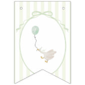 セージ間抜けグリーンガース12ヶ月フォトバナー バンティングフラッグ (第1の旗)