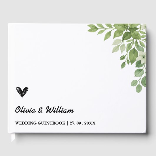 セージ離れグリーフローラ結婚ズ ゲストブック (正面)