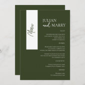 セージ・ウィスパーズ・ソーリー メニュー (正面/裏面)