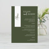 セージ・ウィスパーズ・ソーリー メニュー (スタンド正面)