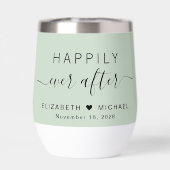 セージ・グリーンの後ずっとシックで幸結婚福 (背面)