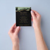 セージ・グリーン瑪瑙フライヤー チラシ (手)