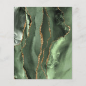 セージ・グリーン瑪瑙フライヤー チラシ (裏面)