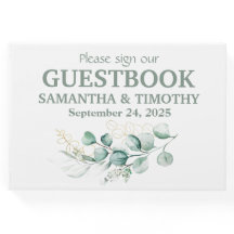 セージ・グリーン素朴ユーカリ結婚グリーン