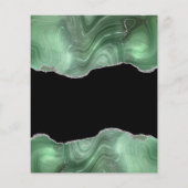 セージ・グリーン結婚ゲートのメニュー (裏面)