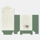 セージ・グリーン赤面結婚フローラ フェイバーボックス (見開き)