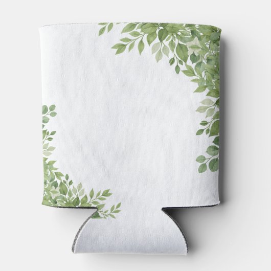 セージ・グリーン離れユーカリ・グ結婚レナリー 缶クーラー (裏面)