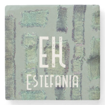 セージ・グリーン・オリーブ・パステル抽象芸術モノグラムモダン