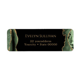 セージ・グリーン・ゲート酸差出人住所ラベル ラベル
