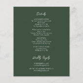 セージ・グリーン・シルバー結婚・アゲート予算 (裏面)