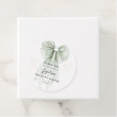 セージ・グリーン・ボウ・バプテスマ フェイバータグ (インサイチュ)