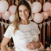 セージ・グリーン・ママは待ち望男女兼用む Tシャツ