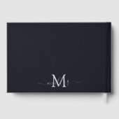 セージ・グリーン・ユーカリ結婚・グ離れレリーズ ゲストブック (裏面)