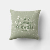 セージ・グリーン"ルラビー・ミラクルオーラ"装飾用クッション クッション (裏面)