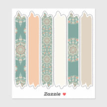 セージ&サンドレトロ応援マンダラパターンプランナー