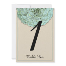 セージ・スキュカレント ウェディング テーブル ナンバー