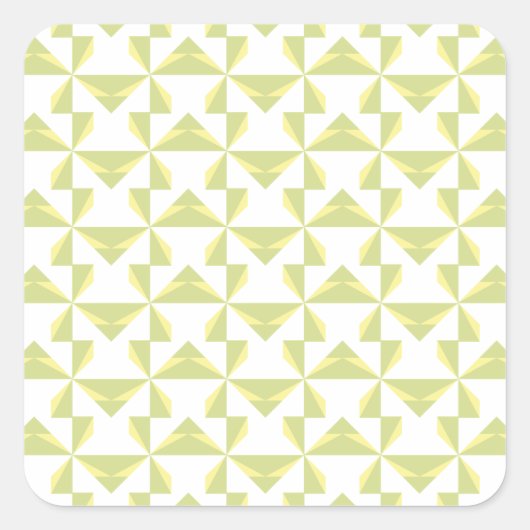 セージ・ピンホイール スクエアシール (正面)