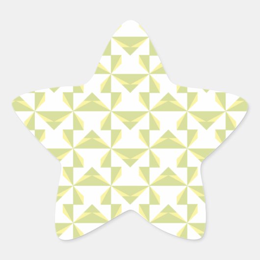 セージ・ピンホイール 星シール (正面)