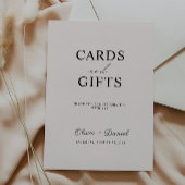 セージ・ボホの結婚式のカードとギフトサイン 招待状