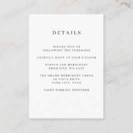 セージ |マグノリア結婚ズホテル詳細アコモデーション エンクロージャーカード