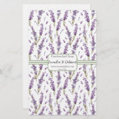 セージ&ラヴァンドール石鹸ラップ紙シート (正面/裏面)