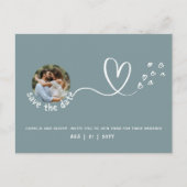 セージ 予算に関する情報写真を選択する日付を保存する ポストカード (正面)