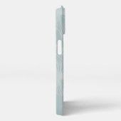 セージ |熱帯植物性ヤシ葉のパターン iPhoneケース (右側面)