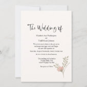 セージ&錆ウォーターのカラーフォト結婚式招待状 招待状 (正面)