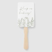 セージBohoフラワードレスにYesを言う ハンドファン (裏面)